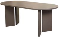 Lizzely Garden & Living Eettafel Japandi ovaal 220cm walnoot melamine Hano