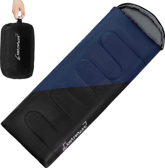 Clostnature Bol Lichte slaapzak voor kamperen, outdoor casual dekenslaapzakken met kleine pakmaat voor volwassenen, dames, heren, wandelen, sport, bergbeklimmen