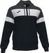 Joma Crew IV Jas Met Kap Kinderen - Zwart / Antraciet / Wit | Maat: 140