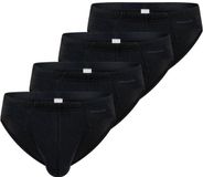 Mey Heren slip / onderbroek 4 pack Casual Cotton zwart