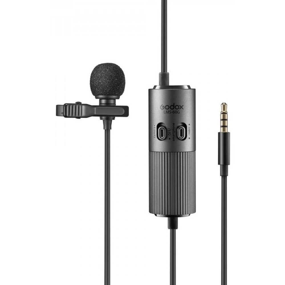 Godox Omnidirectionele lavalier microfoon LMS-60G