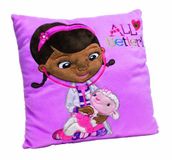 Joy Toy kussen, pluche, naturel
