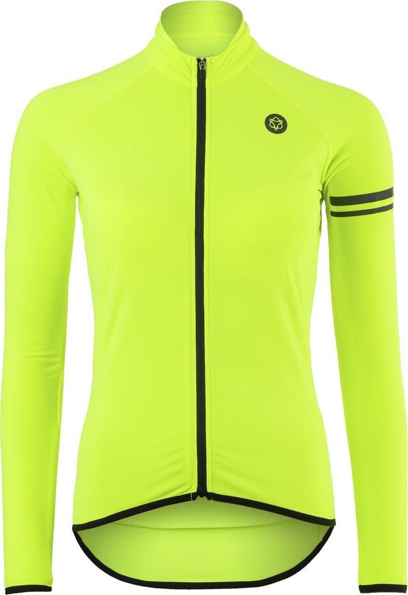 AGU Thermo Fietsshirt Lange Mouwen Essential Dames - Geel - L