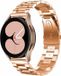 By Qubix Qubix Stalen Schakelband Rosé Goud 20mm voor Garmin Approach S12/S40/S42