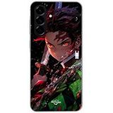 Maniacase Hoesje Voor Samsung Galaxy A26 Demon Slayer Tanjiro Kamado boos manga anime