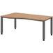 HAMMERBACHER VQS18/N/G bureau réglable en hauteur 68,5 - 81 cm noyer / graphite