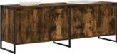 Chêne fumé meuble TV 140 x 36 x 49.5 cm Bois traité