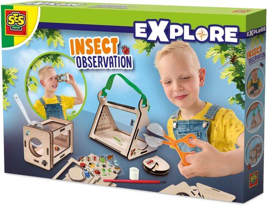 Insecten SES Creative Insectenobservatie - Buitenspeelgoed - Insecten ontdekken - Voor Kinderen Vanaf 5 Jaar - 16 stickers