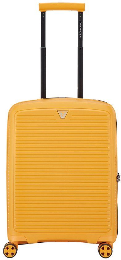 Roncato Arcade Handbagage Spinner 55 cm - Uitbreidbaar 40/47 liter - Geel