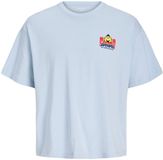 JACK&JONES JORSUMO TEE SS C.N STYD AW25 T-shirt Heren Maat L Katoen Blauw