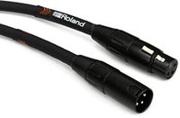 Roland Zwarte serie zware XLR microfoon kabel, 15-voet