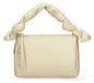 Femme Sac bandoulière Ecopelle avec fermeture éclair et bandoulière chaîne réglable Black B UNICA 26x20x11 cm