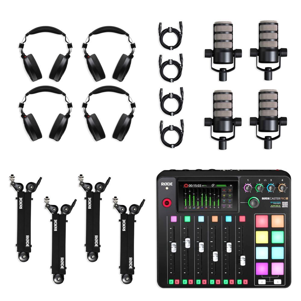 Rode Four-Person Podcasting Bundle