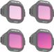 SunnyLife Set de filtres ND8 ND16 ND32 ND64 pour Mini 5 Pro