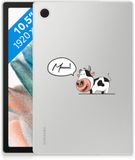 B2Ctelecom Samsung Galaxy Tab A8 2021/2022 Tablet Back Cover Cow