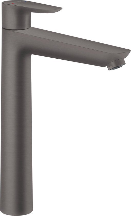 Hansgrohe Talis E ééngreeps wastafelmengkraan 240 met pop-up afvoergarnituur Brushed Black Chrome 71716340