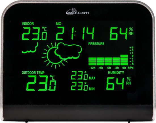 Technoline MA10920 Draadloos digitaal weerstation - Zwart