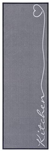Zala Living Cook & Clean Loper - antislip tapijtloper - grijs - 50 x 150 cm