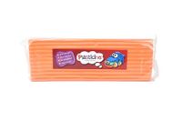Plasticine 400 g, fluorescerend oranje, boetseerklei voor animators en modelbouwers, gemakkelijk te vormen, ideaal voor sculpturen, modellen en stop-motion