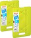 Plasticforte Platte dunne Koelelementen 800 gram - 2x - 30 x 20 x 1.5 cm - groen