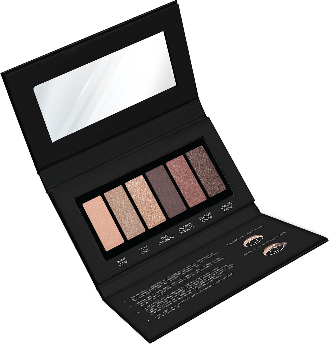 Les Couleurs de Noir Couleurs de Noir - Soft Touch e/s Palette 02 Desert Nudes | Zachte textuur | 6 Elegante kleuren | Dermatologisch getest