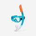 DECATHLON Icecat Kit de snorkeling masque ANTI-BUEE CONFORT tuba DRYTOP, 100 adulte Turquoise