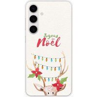 Samsung Galaxy S24 Plus Beschermende Siliconen Case Lichtgevend Rendier