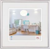 walther design New Lifestyle Fotolijst, set van 3, zilverkleurig, 20 x 20 cm