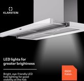 Klarstein Mariana 90 cm Afzuigkap met Afvoersysteem, Wit