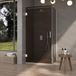 FortiFura Galeria Douchecabine - 140x100x200cm - Rookglas - Mat Wit