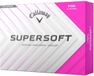 Callaway SuperSoft 2025 Golfballen - Roze - 12 Stuks