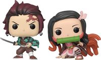 Funko Demon Slayer: Kimetsu no Yaiba - POP! Animation 2-Pack Tanjiro & Nezuko Special Edition Verzamelfiguur - Multicolours