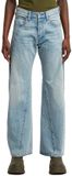 G-Star Contor 3D Wide Wmn Jeans Femme W28 X L28 Sun Faded Pacific Blue
