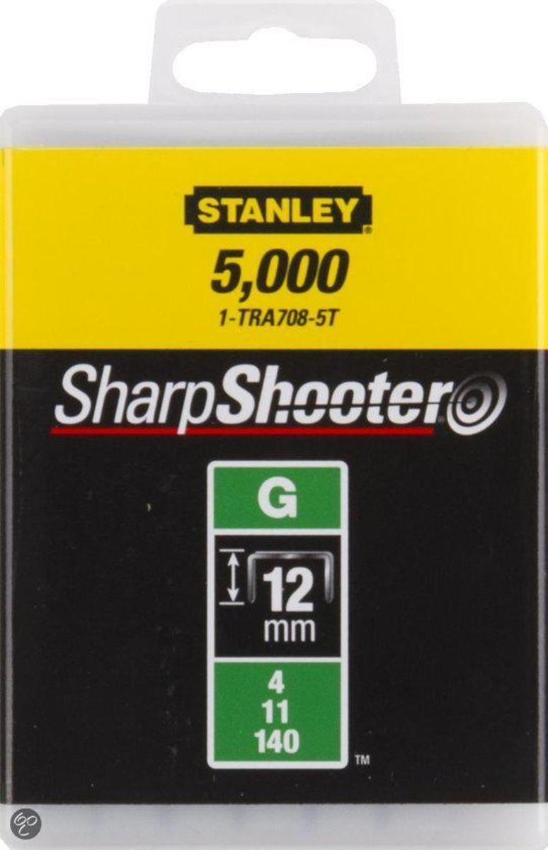 Stanley nieten 12mm type g - 5000 stuks