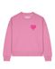Watapparel Sweatshirt 'Pink Heart' pink / lichtroze