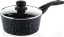 Westinghouse Steelpan – Ø 18 cm – Inductie Pan – Inclusief Deksel – Black Marble