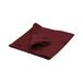 Serviette brodée, coton bio GOTS, brindilles, bordeaux, 40 x 40 cm