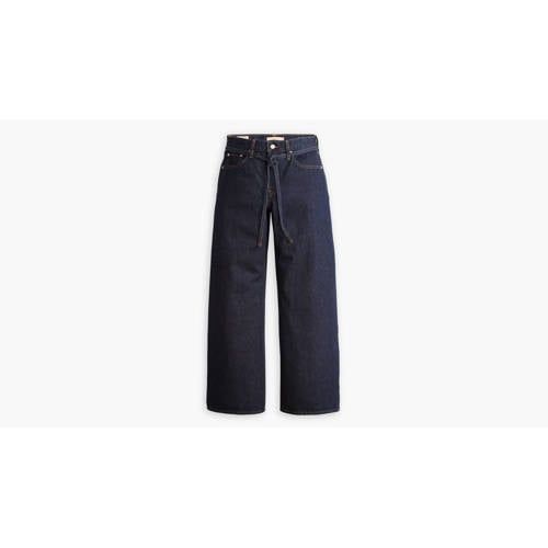 Levi's High Waist Wide Leg Jeans - Dark Blue Denim