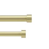 Umbra Cappa Dubbele Gordijnroede, Uitschuifbaar, 168-305 cm, Goud