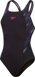 Speedo HyperBoom Splice Muscleback Zwart/Roze Sportbadpak - Maat 36