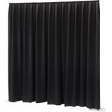 Wentex P&D Curtain MCS 8.85 oz/yd² (USA) noir - 11′ × 14′ ≈ 3,35 m × 4,27 m (L × H) - plissé