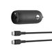 Belkin Chargeur allume-cigare USB-C PD PPS 30W - Câble C-C 1m - Noir
