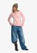 Superdry Veste d'entraînement à col haut et contraste - Femme - L - Coton/Polyester - Bench Pink/White