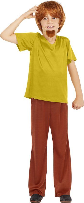 FUNIDELIA Shaggy Scooby Doo Kostuum Jongens - Maat 134/152 - Groen