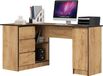 Bureau, Grand bureau d'angle B20, chêne