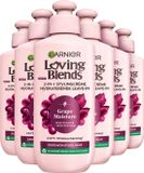 Garnier Loving Blends Grape Moisture Leave-in Crème – Hydrateert en beschermt – Voor gedehydrateerd haar - 200ml - 6 stuks