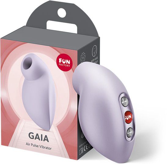 Fun Factory Gaia | luchtdrukvibrator voor vrouwen | contactloze clitorisstimulatie | 11 luchtdrukprogramma's | IPX7 waterdicht | USB-C | Lila