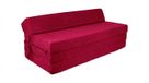 Viking Choice - Matelas pliable avec oreiller - Housse lavable - 200cm x 120cm x 10cm - Bordeaux