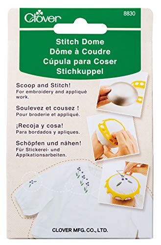 Clover Stitch Dome, Zilver en Geel, One Size