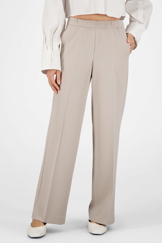 gardeur Franca800 Wide Leg Pants - Beige